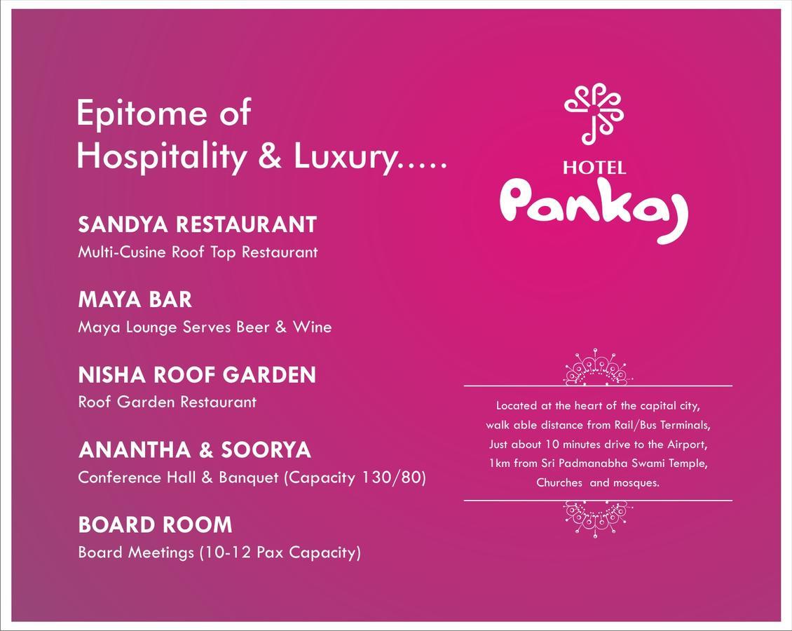 Hotel Pankaj Thiruvananthapuram Bagian luar foto